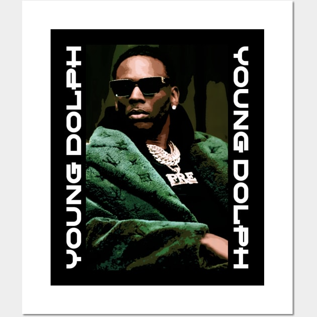 King of Trap Young Graphic Tee for Hip-Hop Fans Wall Art by Monster Gaming